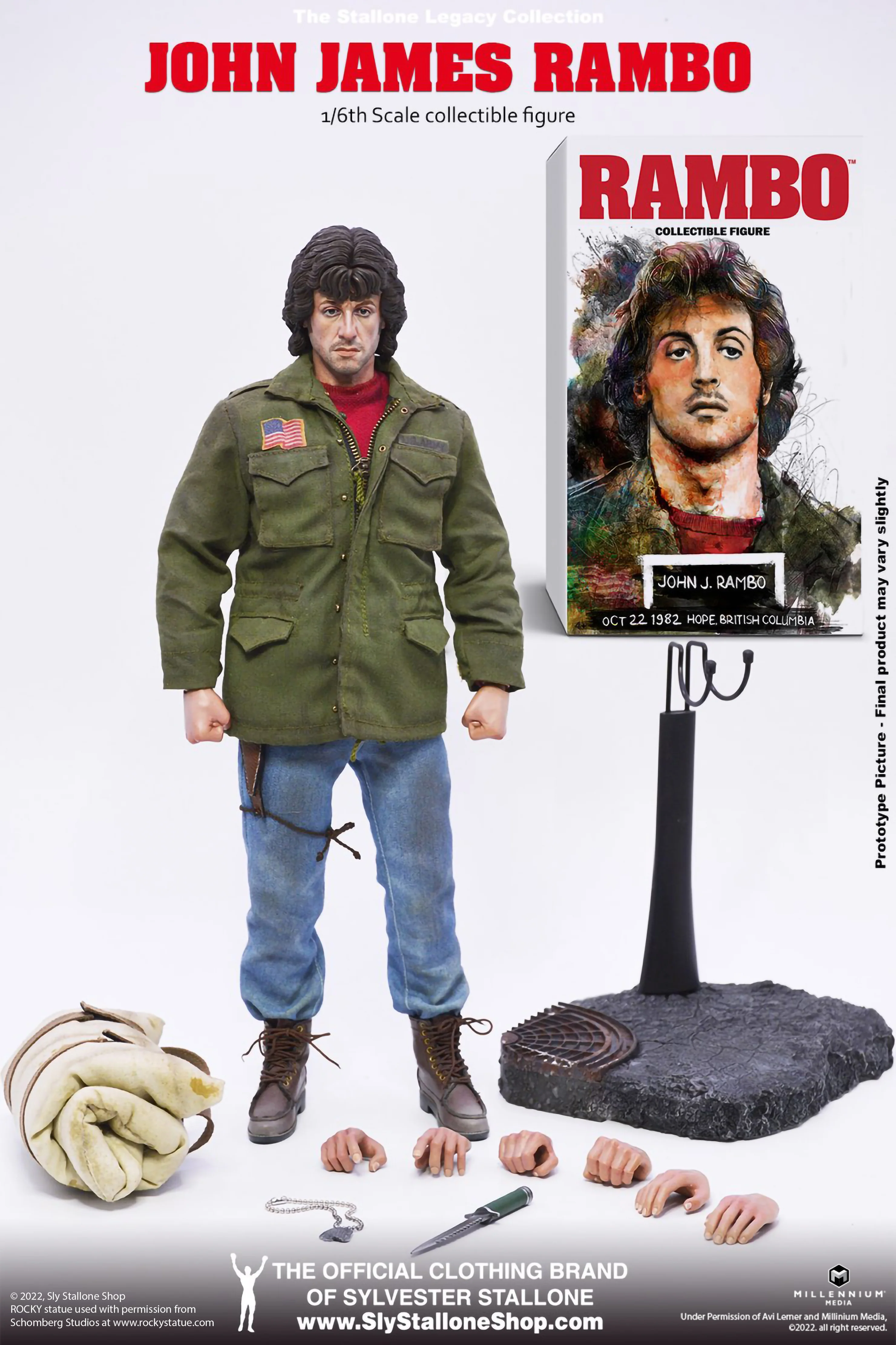 John James Rambo Sixth Scale Figure; FIRST BLOOD Series - Image 5