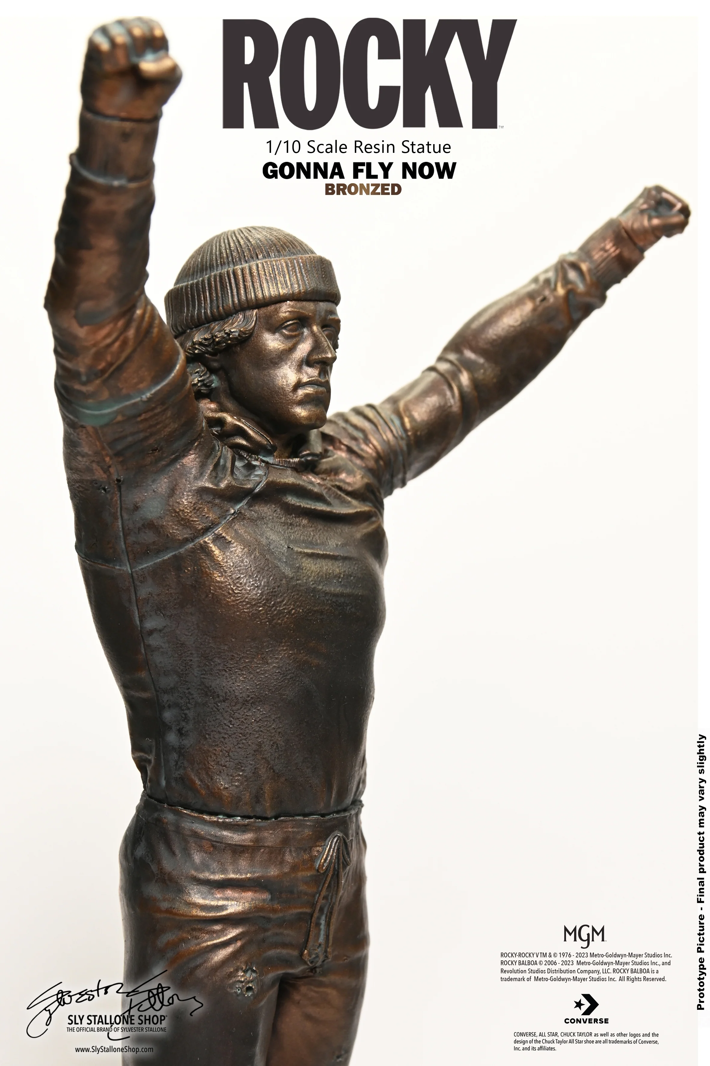Rocky 1/10 Statue, Gonna Fly Now - Bronzed Version - Image 3
