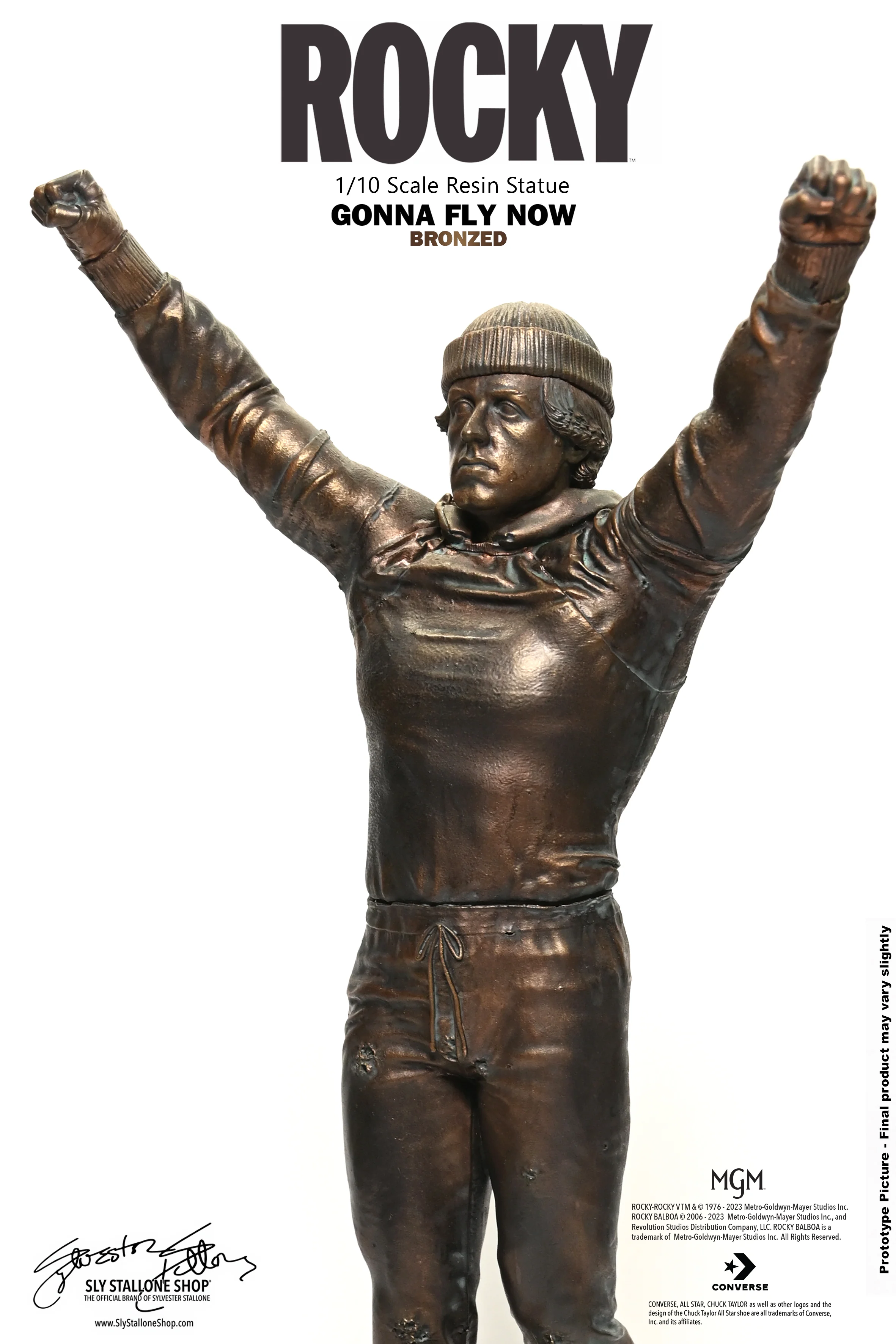 Rocky 1/10 Statue, Gonna Fly Now - Bronzed Version - Image 5