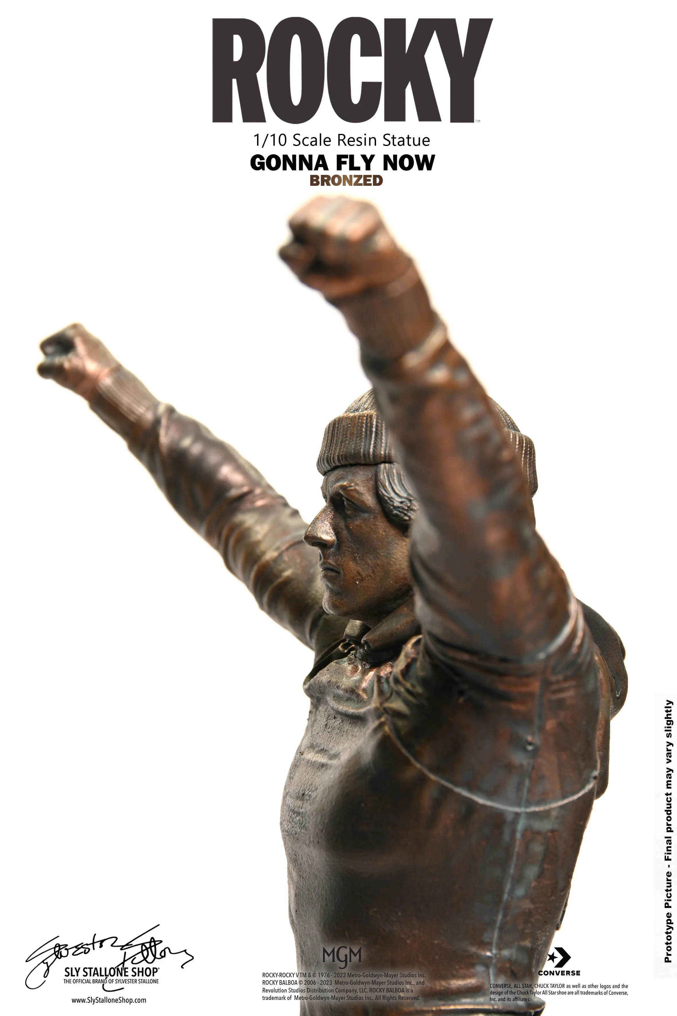 Rocky 1/10 Statue, Gonna Fly Now - Bronzed Version - Image 6