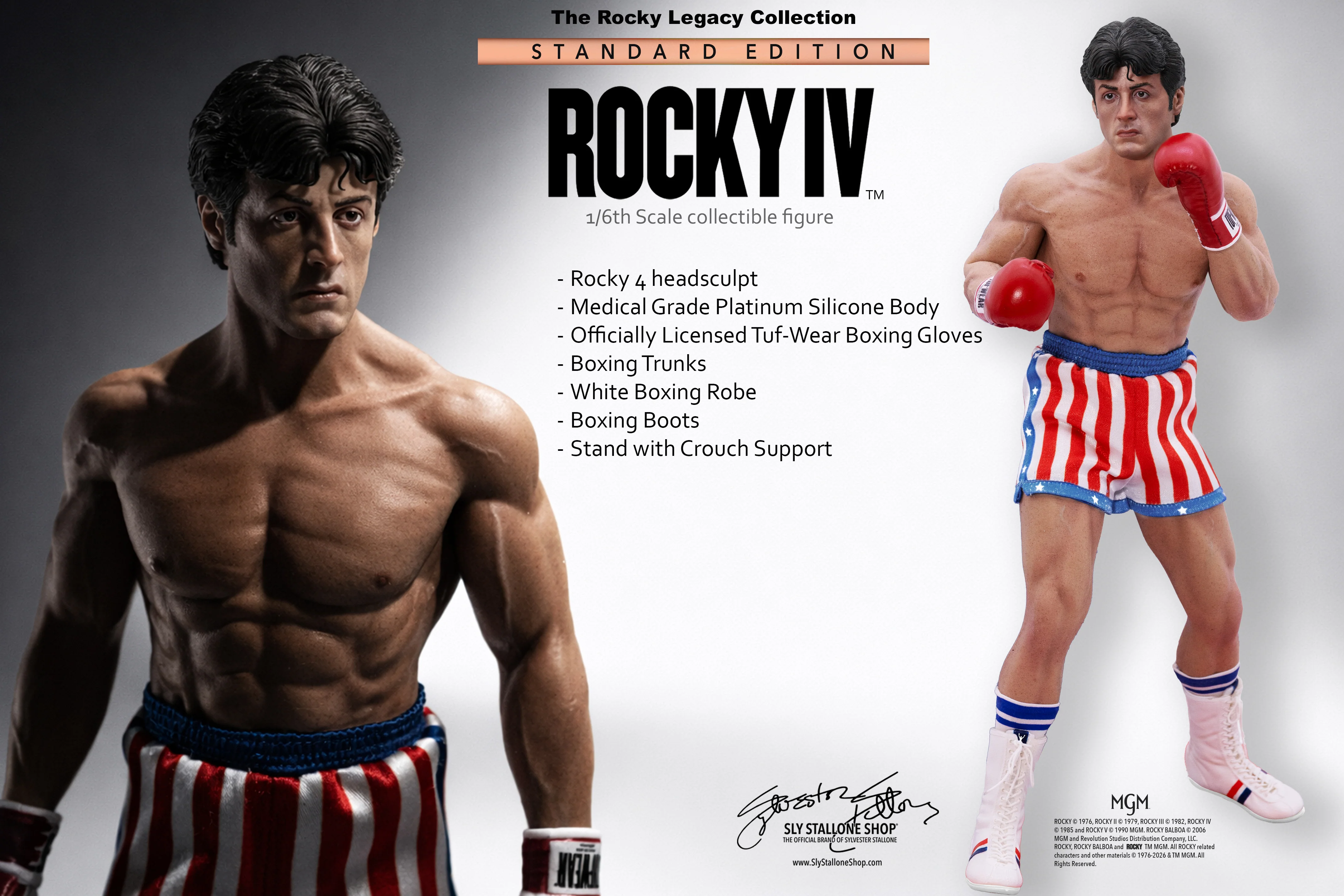 Rocky IV Standard Edition Sixth Scale Action Figure- PRE ORDER - Image 4