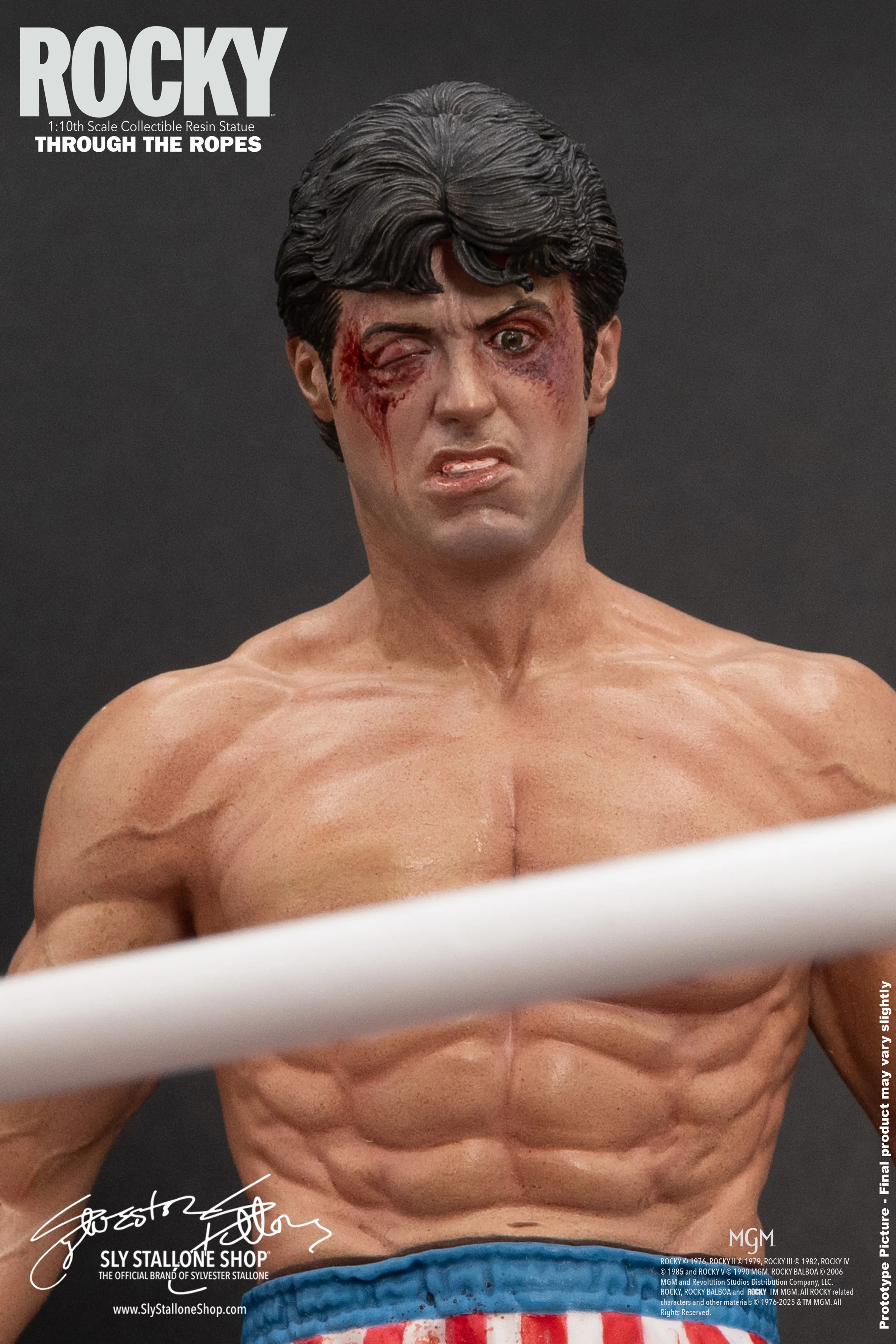 Rocky Over Drago 1/10 Statue, Through The Ropes - Image 3