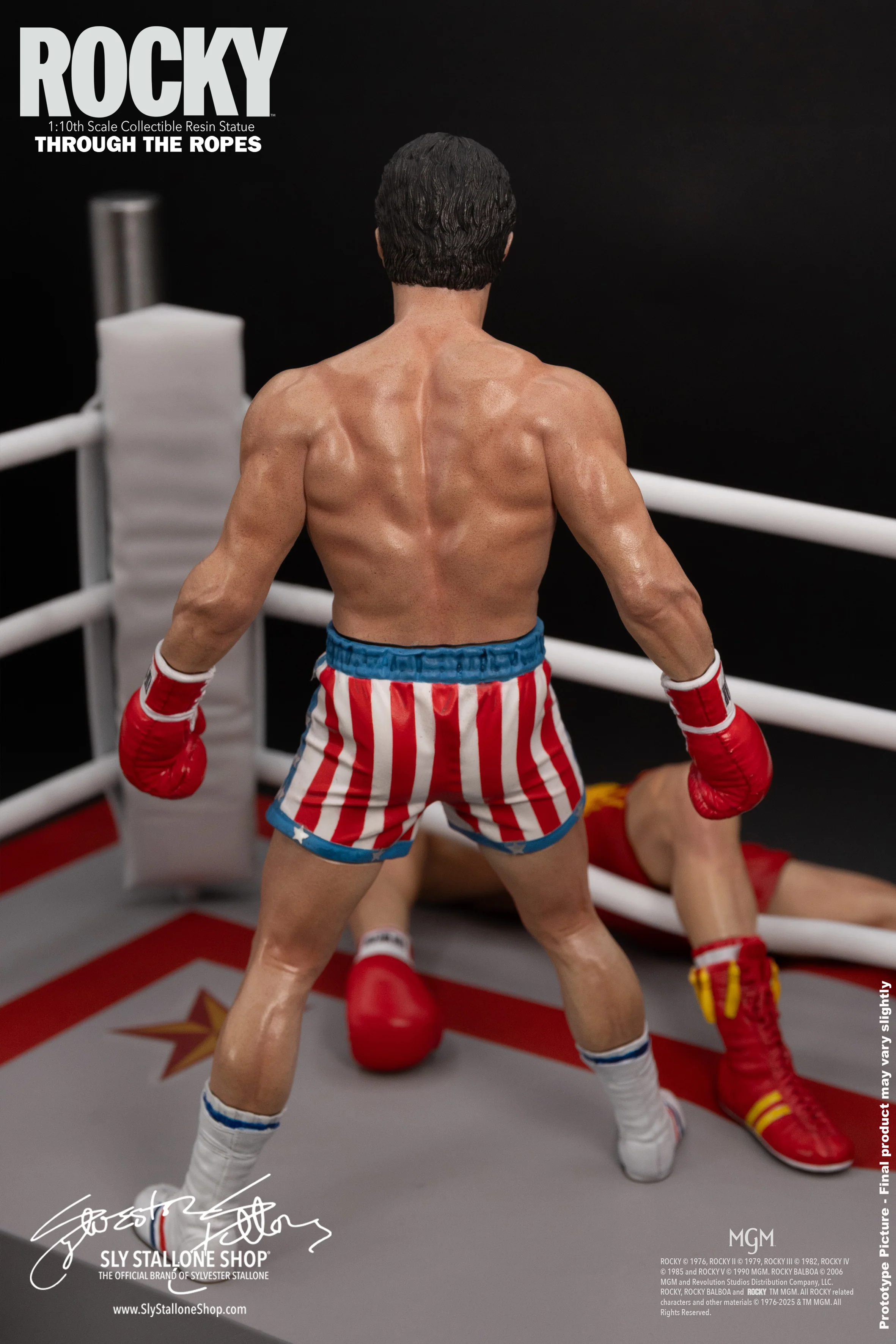 Rocky Over Drago 1/10 Statue, Through The Ropes - Image 5