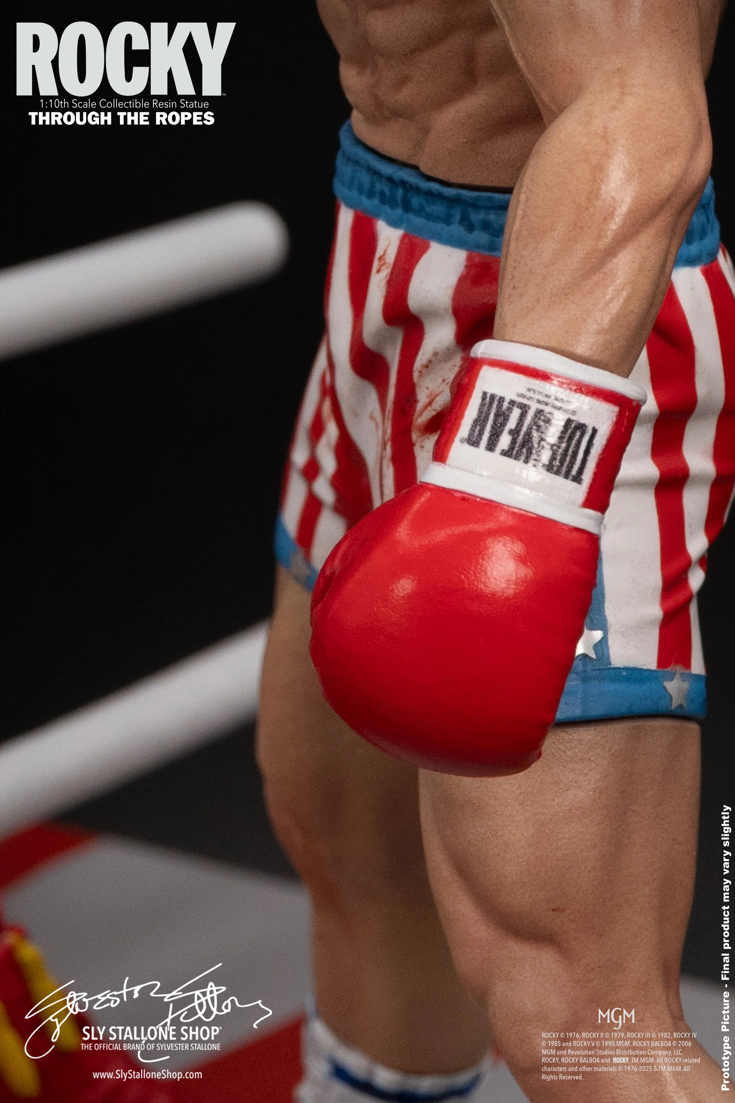 Rocky Over Drago 1/10 Statue, Through The Ropes - Image 6