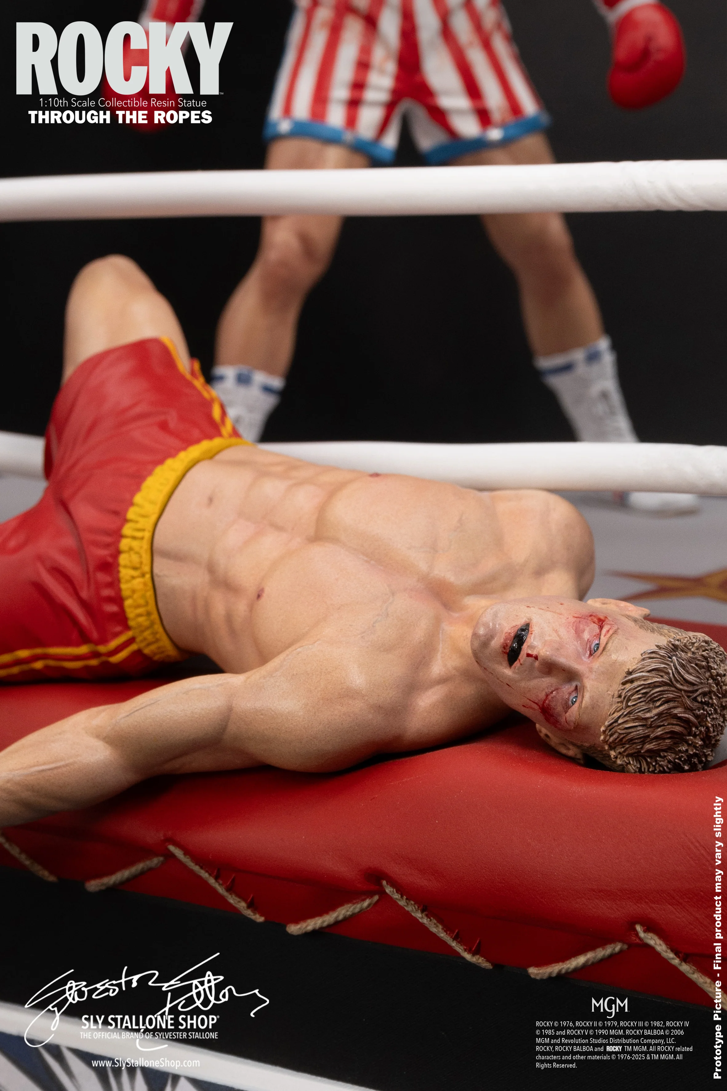 Rocky Over Drago 1/10 Statue, Through The Ropes - Image 7