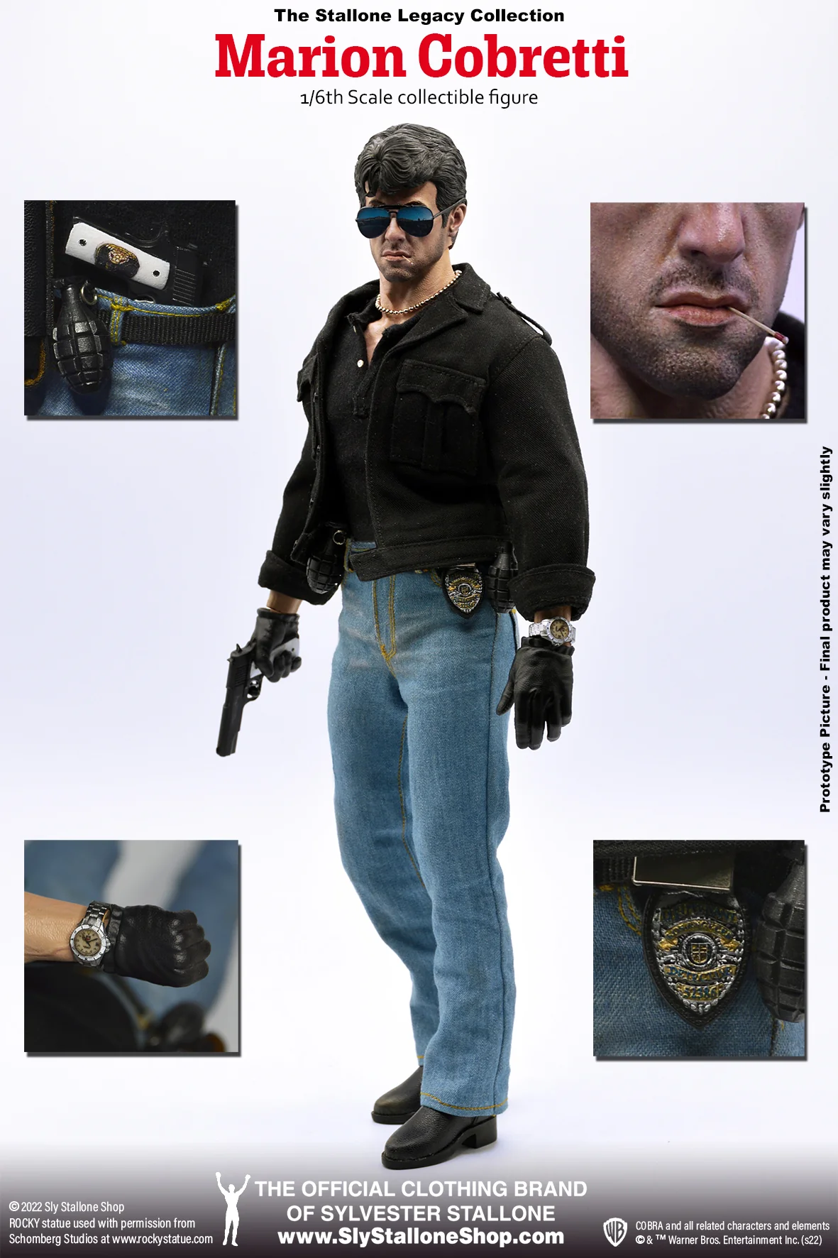 Cobra, Marion Cobretti Sixth Scale Figure; PRE ORDER - Image 4